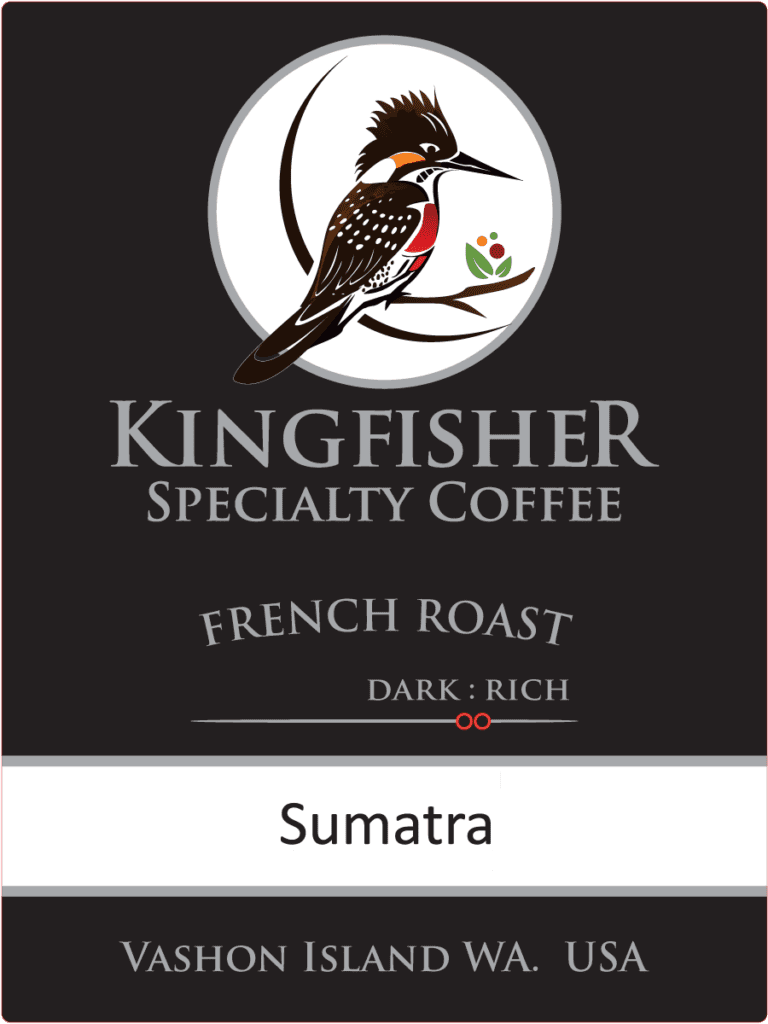 Kingfisher specialty coffee poster